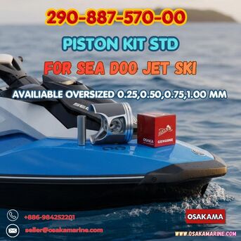 Bangkok, Auto Parts, THB 99999,  Sea-Doo 951 Jet Ski Piston Kit 290-887-570-01 | 0.25 Mm Oversize