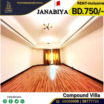 Janabiya, Villas, BHD 750,  Semi Furnished 3 BHK Villa For Rent In Janabiya - With EWA