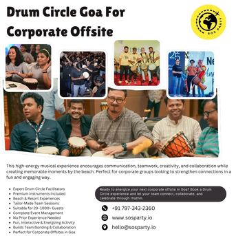 Goa, Event Planning, Goa Drum Circle For Office Teams