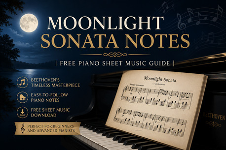 New York, Musical Instruments, Moonlight Sonata Notes | Free Piano Sheet Music Guide