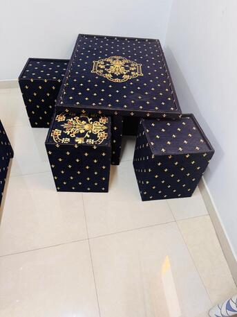 Jubail, Household Items, SAR 100,  Table With 6 No. Stool Set