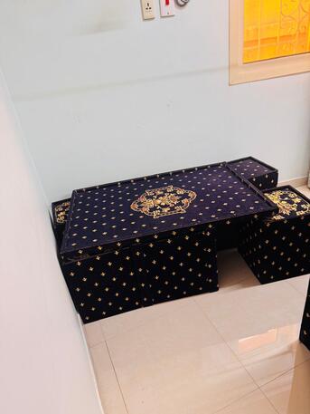 Jubail, Household Items, SAR 100,  Table With 6 No. Stool Set