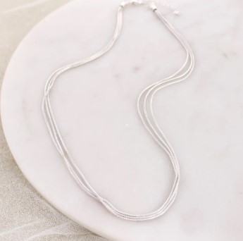 New York, Collectibles, USD 14,  Buy Seasons Jewelry Silver Strand Chain Necklace For Special Gift - A Coastal Christmas