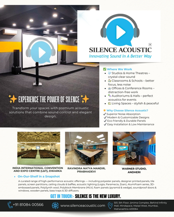 Mumbai, Materials, Soundproof Room | Soundproofing | Acoustic Solutions & Materials