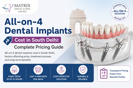 New Delhi, Help, All-on-4 Dental Implants Cost In South Delhi: Complete Pricing Guide
