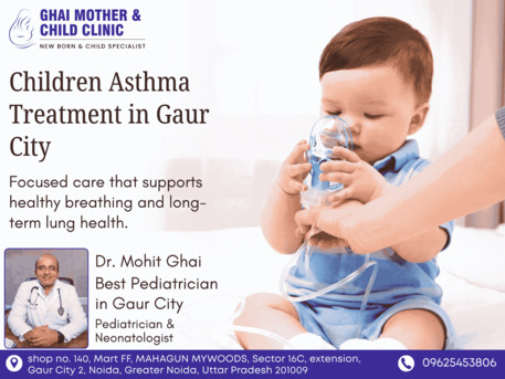 Greater Noida, Health & Beauty Items, Children Asthma Treatment In Gaur City | Expert Pediatric Asthma Care