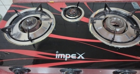 Dammam, Appliances, SAR 65,  IMPEX 3 BURNER GAS STOVE - AUTOMATIC IGNITION
