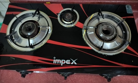 Dammam, Appliances, SAR 65,  IMPEX 3 BURNER GAS STOVE - AUTOMATIC IGNITION