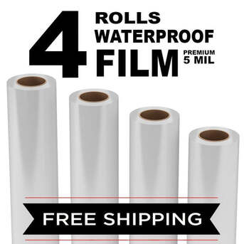 New York, Business, Waterproof Inkjet Film Roll 4 Pack &ndash; Professional Screen Printing Transparency Film
