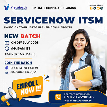 Hyderabad, Education, ServiceNow ITSM Online Training | New Batch Starts