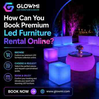 Toronto, Furniture, CAD 2850,  How Can You Book Premium Led Furniture Rental Online? | Glowmi