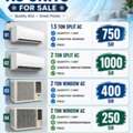 SAR 100,  Used Home Appliances/AC/Furnitures For Resale