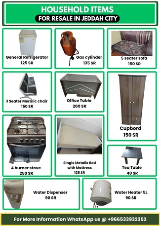 Jeddah, Appliances, SAR 100,  Used Home Appliances/AC/Furnitures For Resale