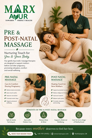 London, Health, Pre & Post-Natal Massage In Northampton | Maternal Wellness | Marx Ayur