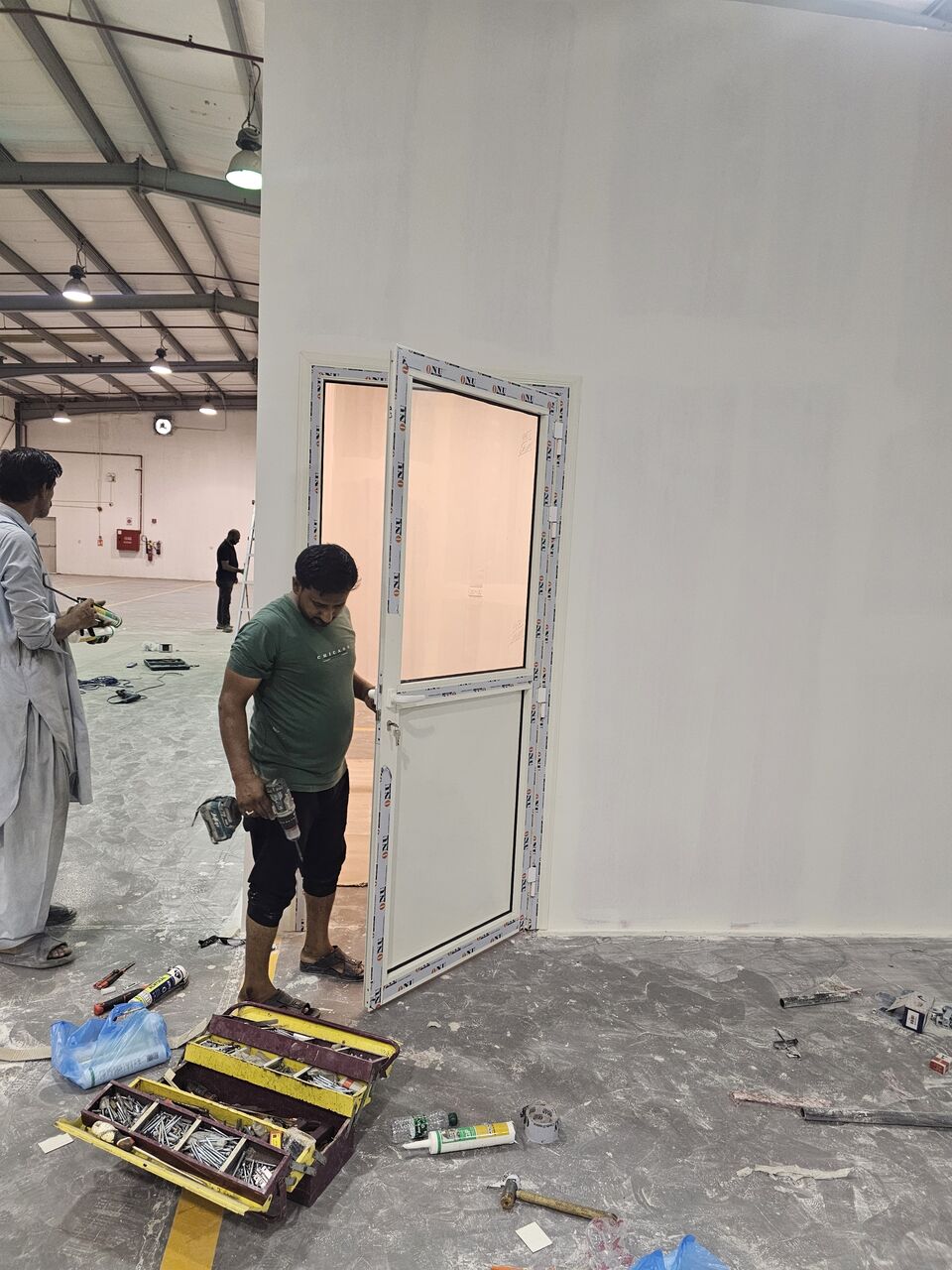 Dammam, Construction, Aluminum Glass Work For Buildings, Showroom And Office .