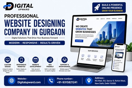Gurgaon, Marketing, Professional Website Designing Company In Gurgaon | Digital Upward