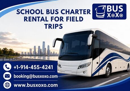 New York, Travel, School Bus Charter Rental For Field Trips