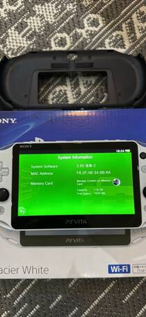 Riyadh, Computers, SAR 1099,  *SPECIAL OFFER* &ndash; Sony PlayStation PS Vita 2000 (Slim) Glacier White | Jailbroken | 128GB