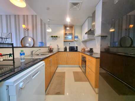 Amwaj Islands, Apartments, Flats, Houses & Villas, BHD 500/month,  Furnished,  2 BR,  125 Sq. Meter,  Sea View 2 BR FF Apartment With Balcony Close To Lagoon Park