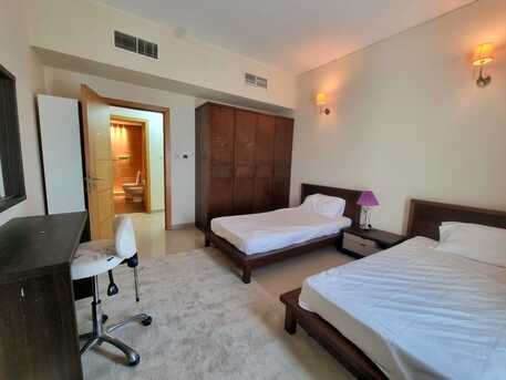 Amwaj Islands, Apartments, Flats, Houses & Villas, BHD 500/month,  Furnished,  2 BR,  125 Sq. Meter,  Sea View 2 BR FF Apartment With Balcony Close To Lagoon Park