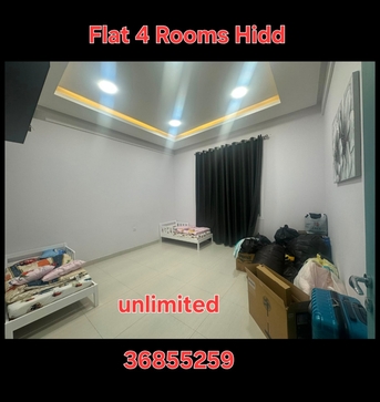 Hidd, Apartments, Flats, Houses & Villas, BHD 350/month,  4 BR,  Flat 4Bhk For Rent Unlimited Ewa