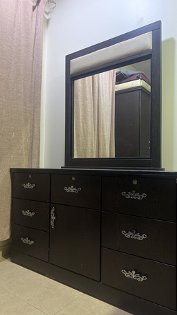 Manama, Furniture, BHD 80,  Wooden 6 Door Cup Board With Side Tables And Dresser