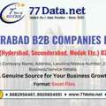 Verified 30000+ Hyderabad Companies List With Free Sample Data
