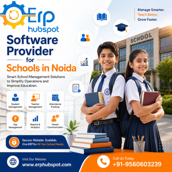 Noida, Software Development, Top School Software Development In Noida &ndash; Advanced Digital Solutions By ERP Hubspot