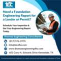 Need A Foundation Engineering Report For A Lender Or Permit?
