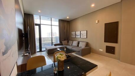 Juffair, Apartments, Flats, Houses & Villas, BHD 300/month,  Furnished,  1 BR,  70 Sq. Meter,  Great Facilities- 1 BR FF Apartment With Balcony & WIFI