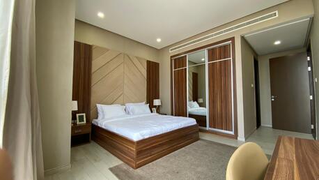 Juffair, Apartments, Flats, Houses & Villas, BHD 300/month,  Furnished,  1 BR,  70 Sq. Meter,  Great Facilities- 1 BR FF Apartment With Balcony & WIFI