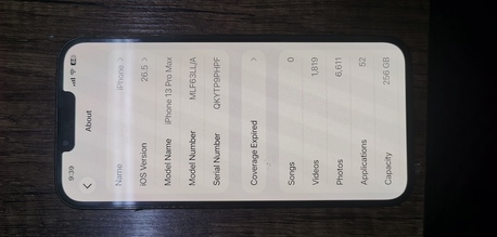 Al Rimal, Mobile Phones, SAR 2500,  Iphone 13 Pro Max - 256gb Storage - 8gb Ram