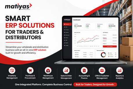 Kuala Lumpur, ERP, ERP For Wholesale Distribution That Improves Inventory And Sales