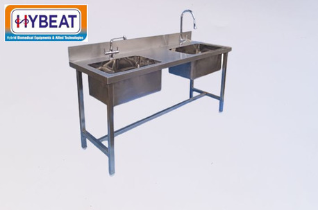Mumbai, Health, Affordable Wash Station With Two Sinks In Mumbai