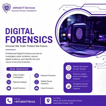 Dubai, Legal, Professional Digital Forensics Services In UAE | EShield IT Services