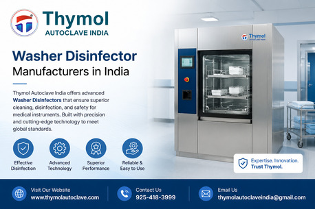Mumbai, Machinery, Washer Disinfector Manufacturers In India