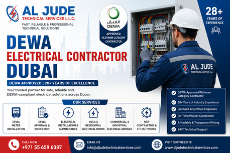 Dubai, Technical, DEWA Electrical Contractor Dubai | Al Jude Technical Services L.L.C