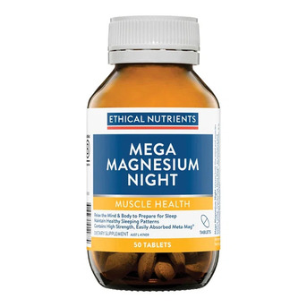 Sydney, Health & Beauty Items, AUD 44,  Buy Ethical Nutrients Mega Magnesium Night 50 Tablets Australia