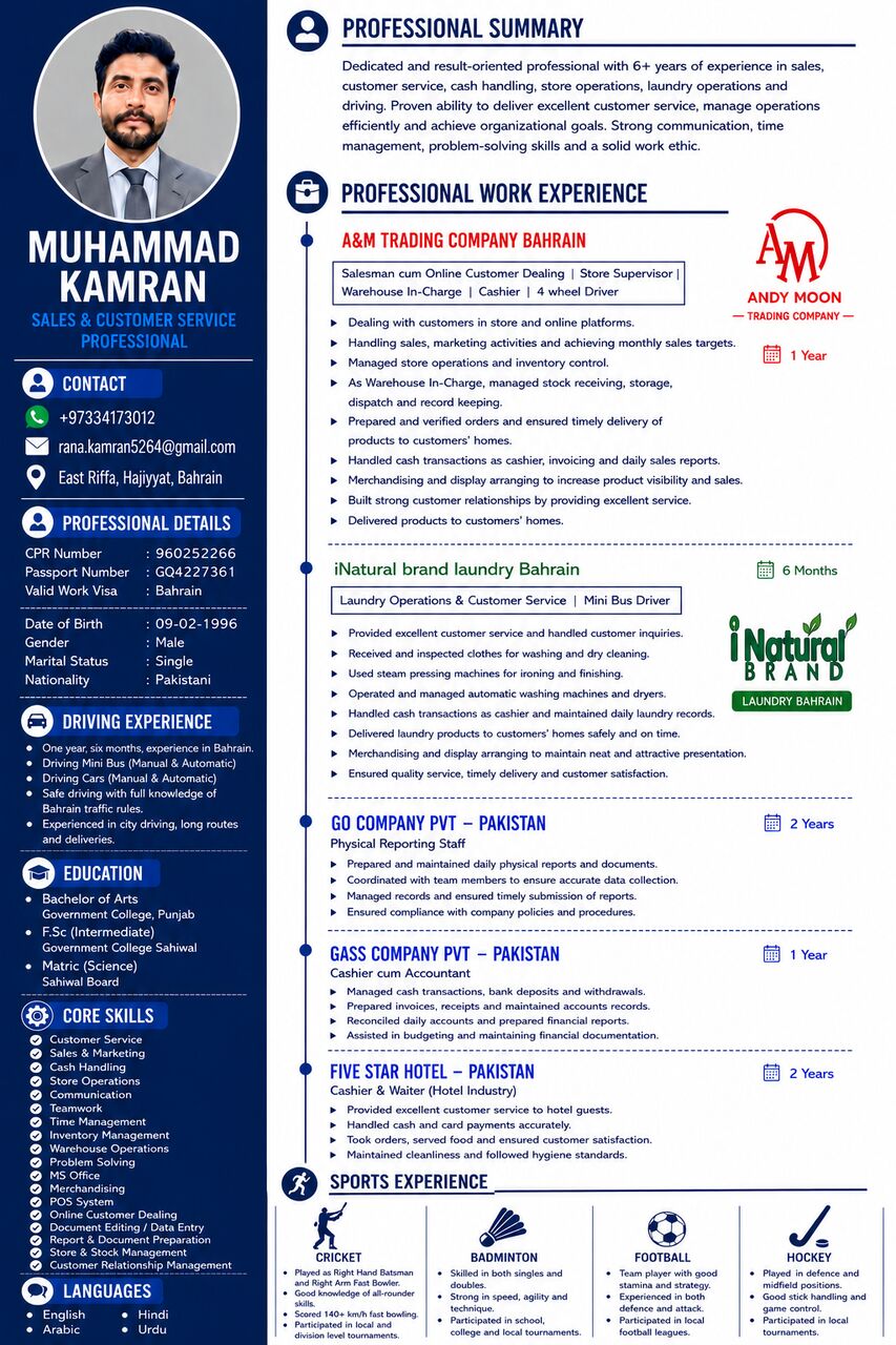 East Riffa, Writing, Cv Editing
