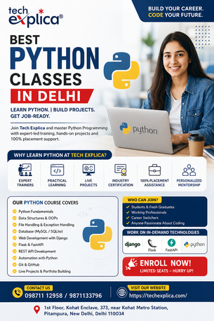 New Delhi, Lessons Offered, Top Python Frameworks Every Developer Should Learn In 2026