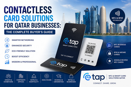 Doha, Business, Custom NFC Business Cards & RFID Cards In Qatar | ETAP