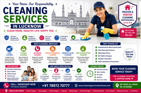 Lucknow, Business, Professional Cleaning Services In Lucknow For A Clean Home Environment