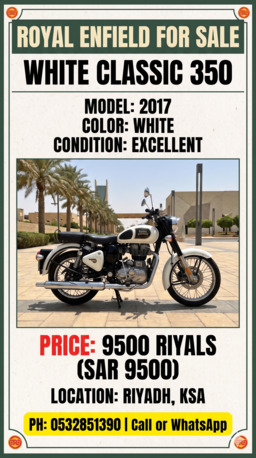 Al Naeem, Vehicles, Cars & Trucks , SAR 9500,  Royal Enfield,  2017,  Manual,  16 KM,