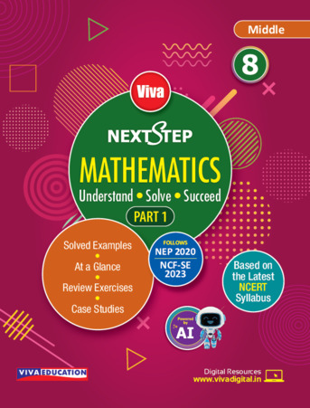 New Delhi, Books, INR 445,  Best Mathematics Textbook For Class 8 - Viva Education