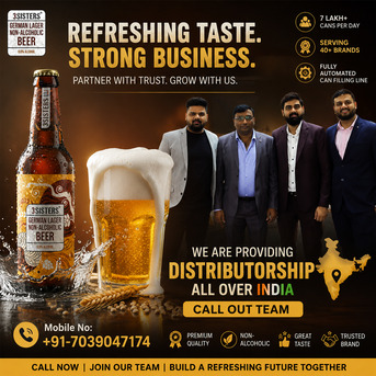 Thane, Food, INR 100,  Best Non Alcoholic Beer In India | Premium Refreshment By 3 Sisters Drinks
