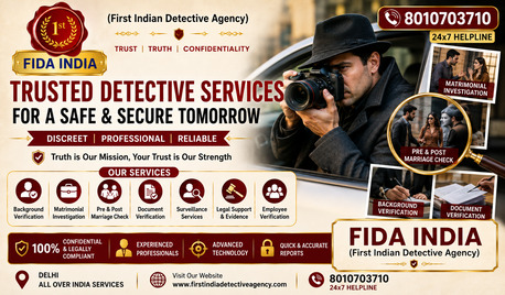 New Delhi, Legal, Best Detective Agency In Delhi For Confidential Investigation | FIDA India