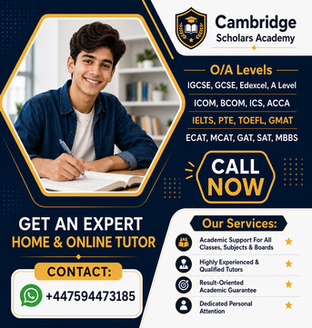 Doha, Education, O/A Level Tutor