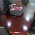 BHD 50,  One 4 Seater Workstation & Wooden Meeting Table For 10 Persons
