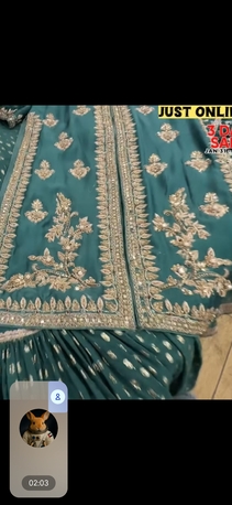 Riyadh, Clothing & Accessories, SAR 550,  Wedding Wear, Partywear Brand New Pakistani Dress For Sale(size Large)