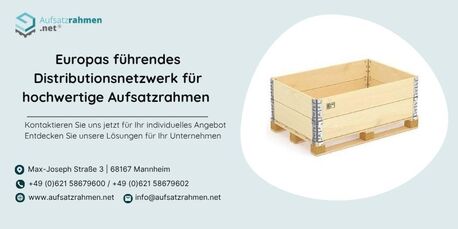 Berlin, Logistics, Europas Führendes Distributionsnetzwerk Für Hochwertige Aufsatzrahmen